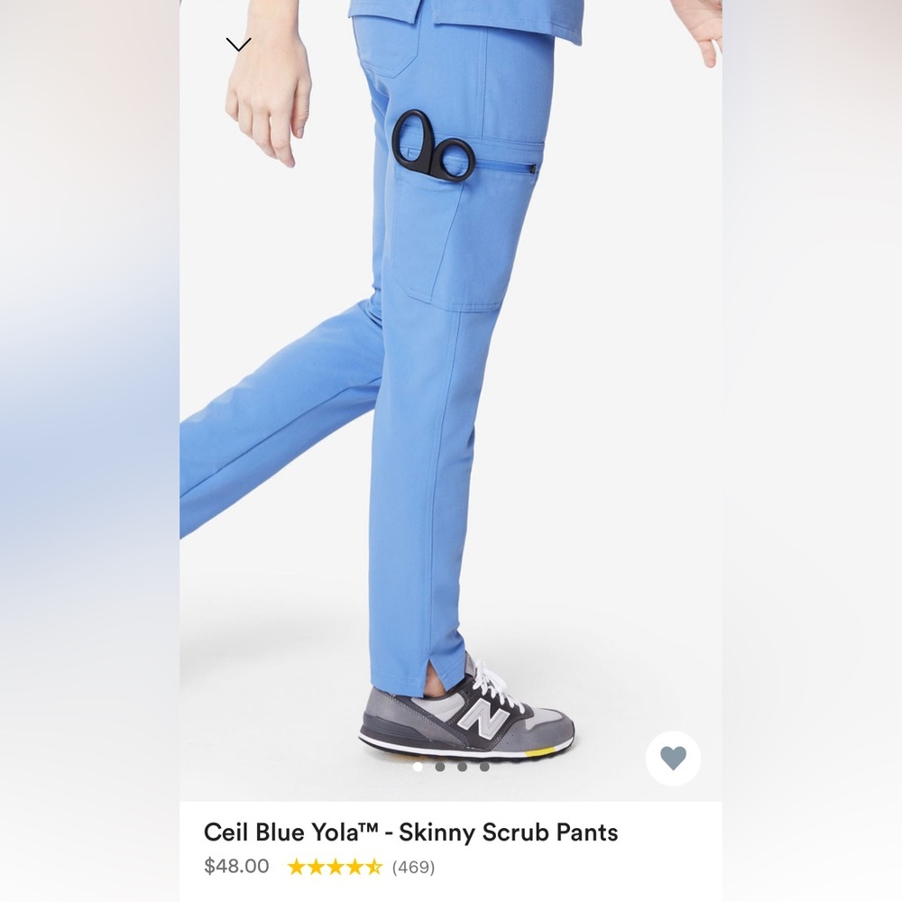 ceil blue FIGS scrubs pants size XS